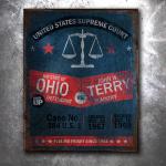 Terry Vs. Ohio Vintage Tin Sign