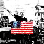 American Liquid Metal Betsy Ross Sign&comma; Large