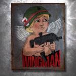 Wingman Vintage Tin Sign