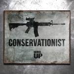Conservationist Vintage Tin Sign