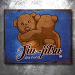 Hug It Out Jiu Jitsu Vintage Tin Sign