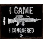 I Came I Saw Vintage Tin Sign