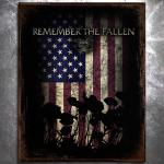 Remember The Fallen Vintage Tin Sign