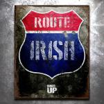 Route Irish Old World Vintage Tin Sign