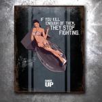 If You Kill Enough Vintage Tin Sign