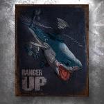 Sharkopter Vintage Tin Sign