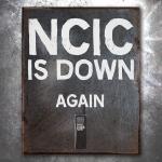 NCIC Is Down Vintage Tin Sign
