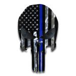 American Liquid Metal - Thin Blue Skull Sign