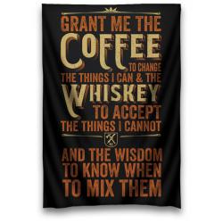 Coffee Whiskey Prayer Wall Tapestry