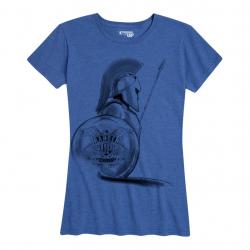 Women's Blue Spartan Tee