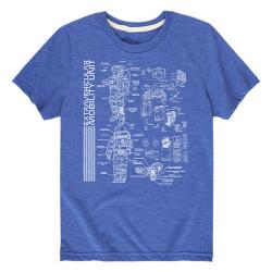 Kid's NASA "EMU" Blueprint Tee