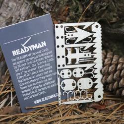 Readyman(TM) Wilderness Survival Card
