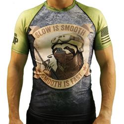 Slow Is Smooth Sloth Rash Guard