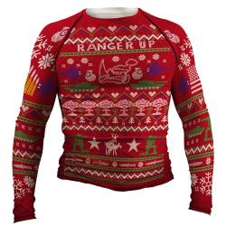 Christmas Sweater Long-Sleeve Rash Guard
