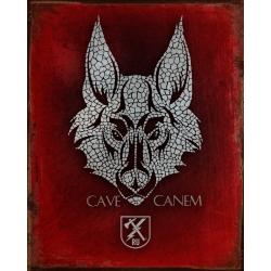 Cave Canem Vintage Tin Sign