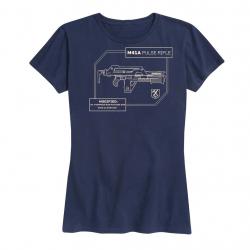 Women's Cinematic Pulse Rifle Gun Tee