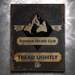 Bagram Hiking Club Vintage Tin Sign