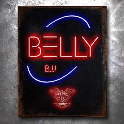 Neon Belly Jiu Jitsu Vintage Tin Sign