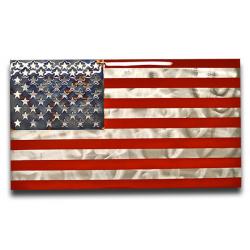 American Liquid Metal - US Flag Sign