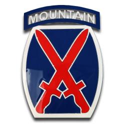 American Liquid Metal - 10th Mountain Limited Edition Sign