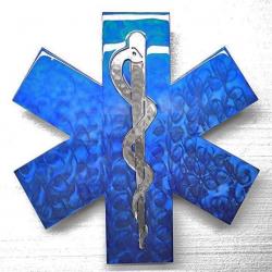 American Liquid Metal - Blue EMS Sign