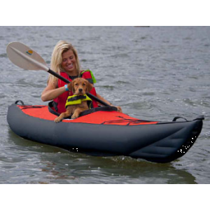 Innova Swing I Kayak - Inflatable Single Kayak in Red / Black