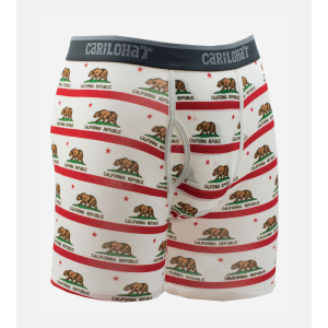 Bamboo Boxer Briefs - California Bear-S