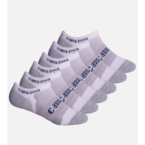 Athletic Socks Bundle - Gray - L - 6 Pack