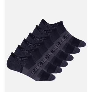 Athletic Socks Bundle - Carbon - S - 6 Pack