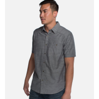 Bamboo Woven Button-Up - Harbor Gray - S