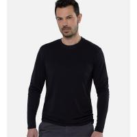 Bamboo Long Sleeve Crew Tee - L