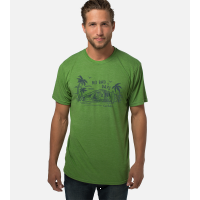 Bamboo Comfort Crew Tee - No Bad Days - Palm Green - S