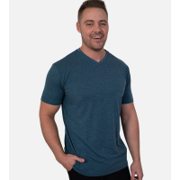 Men's Bamboo V-Neck Tee - S