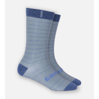 Bamboo Trouser Socks - Light Blue Stripe - S