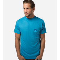 Bamboo Crew Tee - Cariloha Tides - Caribbean Blue - 3XL