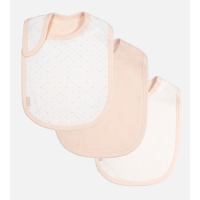 Bamboo Bib Set - Diamond Dreamy White