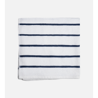 Striped Towel - Ocean Navy