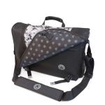 Sumo Messenger Bag - Black / Silver