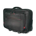 Professional Rolling Laptop Case - 17.3" - Black