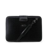 Portfolio - Black Faux-Croc (Large)