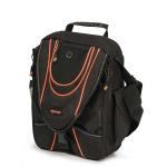Mini Messenger - Black / Orange