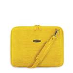 Laptop Portfolio - Yellow Faux-Croc 14.1"/13" MacBook Pro