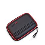 Portable Hard Drive / GPS Carrying Case (Black / Red)