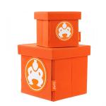 Folding Desktop Cubes 4"/6" - 4", Orange