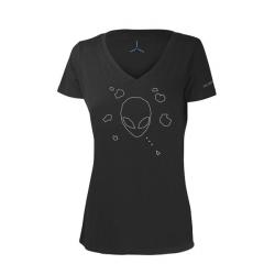 Women's Alienware High-Tech Alien Head Attack Gaming Gear tri-blend T-shirt