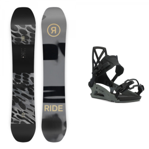 Ride Manic Snowboard / C-4 Snowboard Bindings Package 2024