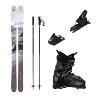 Atomic Maven 86 W Womens Skis 2025 Atomic Hawx Prime 85 W Gw Boa Womens Ski Boots 2025 Atomic Strive 12 Gw Ski Bindings 2025 Atomic Amt Sqs Womens Ski Poles 2025