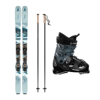 Atomic Maven 84 + M 10 Gw Skis + Hawx Magna 85 Gw Ski Boots + Amt Sqs Ski Poles Womens Package 2025