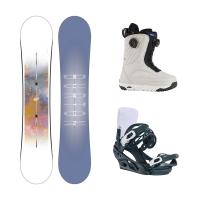 Burton Stylus Snowboard + Limelight Boa Snowboard Boots + Lexa Re:flex Bindings Womens Package 2025