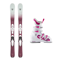 Rossignol Experience W Pro Kids Skis / Kid4 Ski Bindings + Rossignol Comp J4 Ski Boots Kids Package 2025